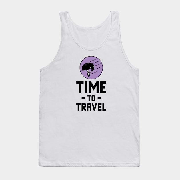 Time To Travel - Cycling Tank Top by Jitesh Kundra